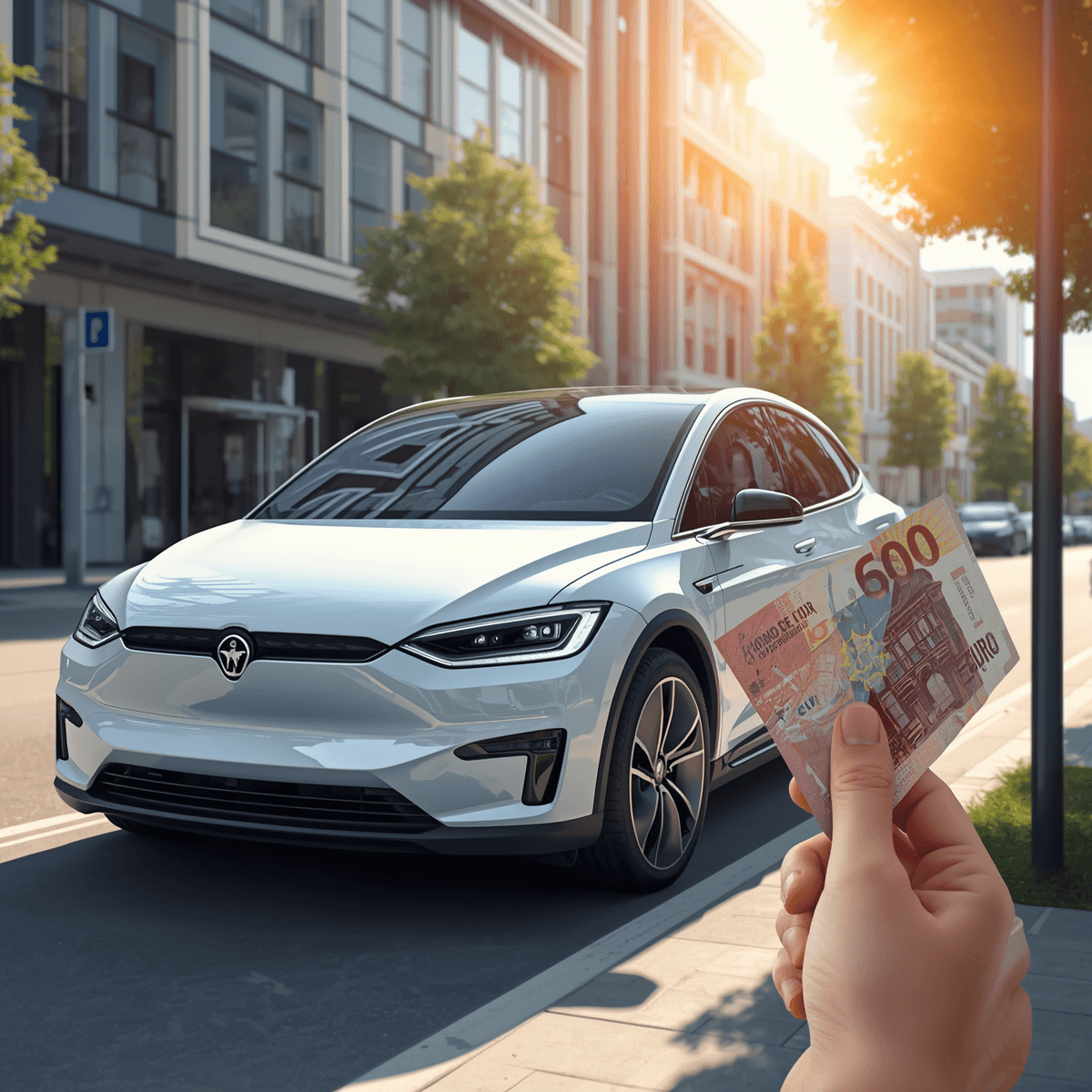 600EUR por substitución de vehículo de combustión por vehículo eléctrico