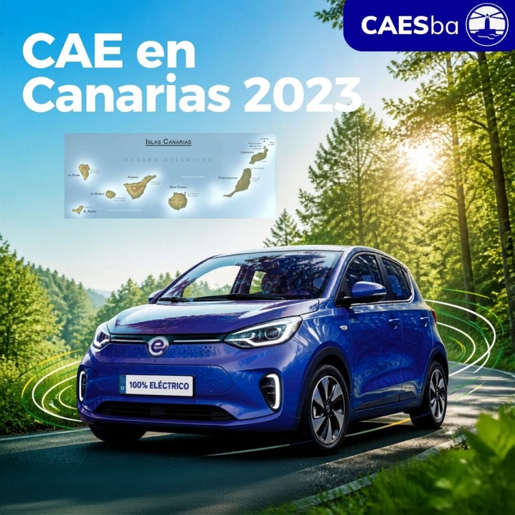 CAE coche eléctrico Canarias 2023